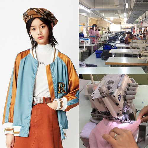 淘工厂女装来样加工小批量定制杭州服装加工厂茄克夹克衫贴牌生产